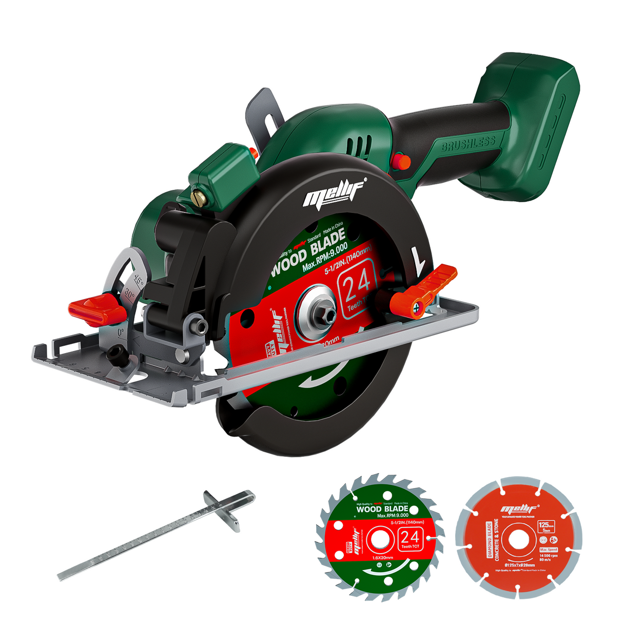 Mellif Akku Handkreissäge für Makita Akku 18V