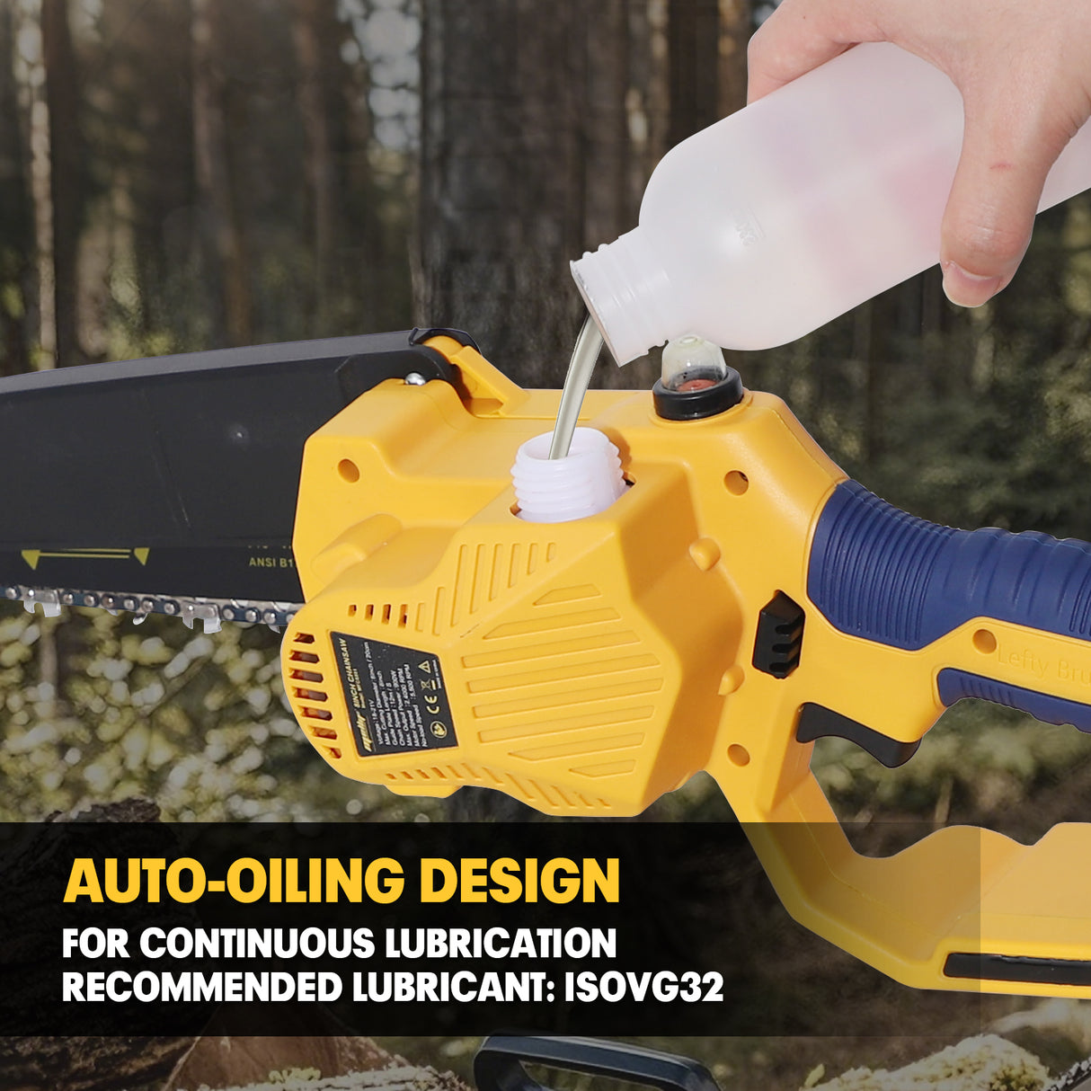 Mellif 8 inch chainsaw for Dewalt 20V, 20cm