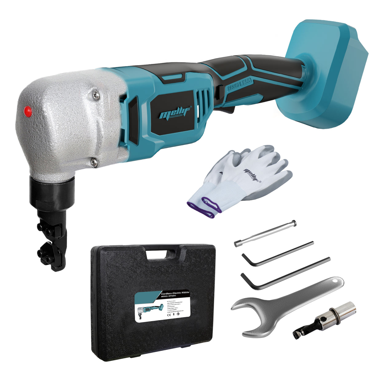 Mellif Akku Blechknabber360° Drehbare für Makita Akku 18v