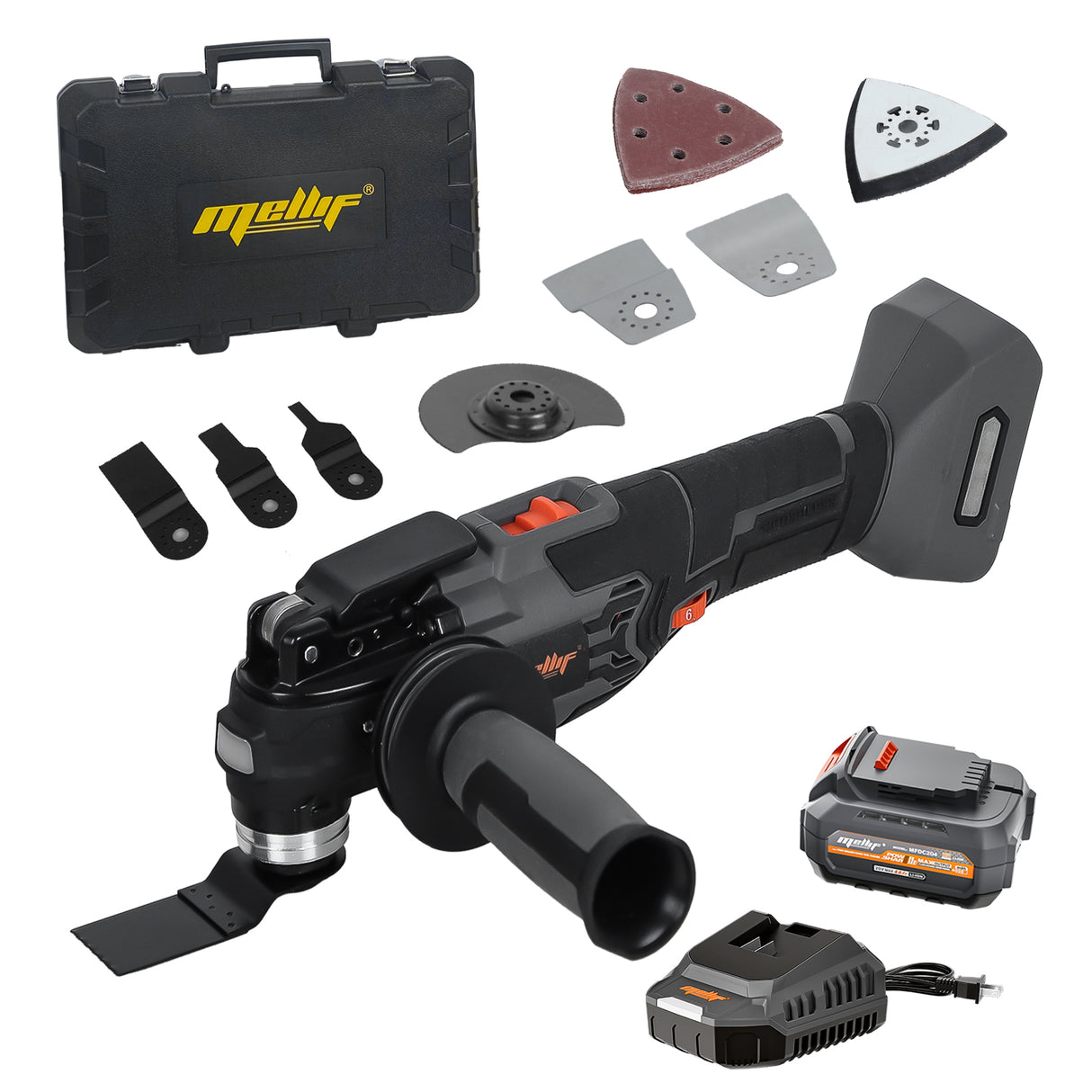 Mellif 18 Volt oszillierendes Akku-Multi-Tool, kompatibel mit DEWALT AKKU