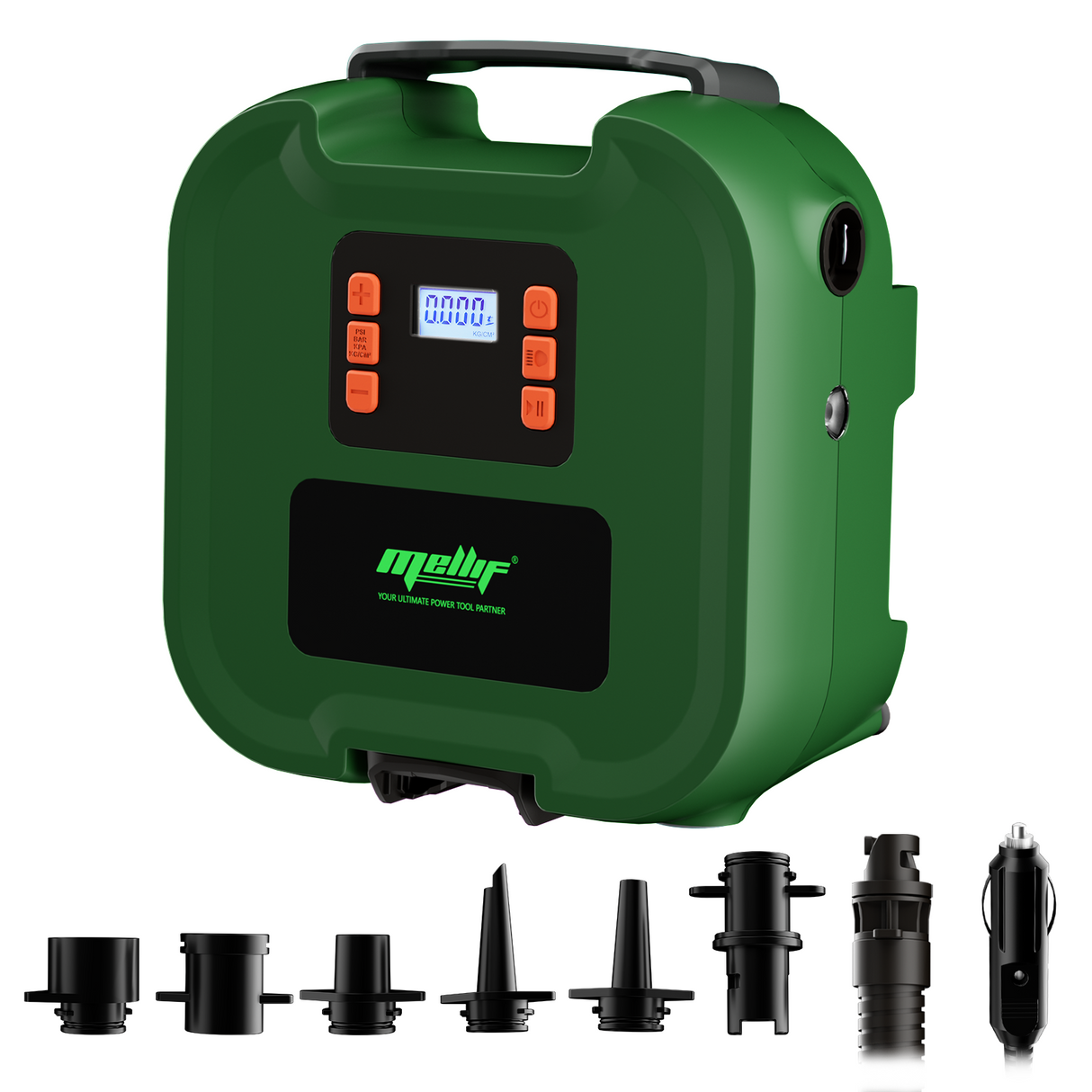 Mellif SUP Pumpe für Makita Akku 18V, 20PSI Hochdruck Elektrische Luftpumpe mit 12V DC Auto-Anschluss