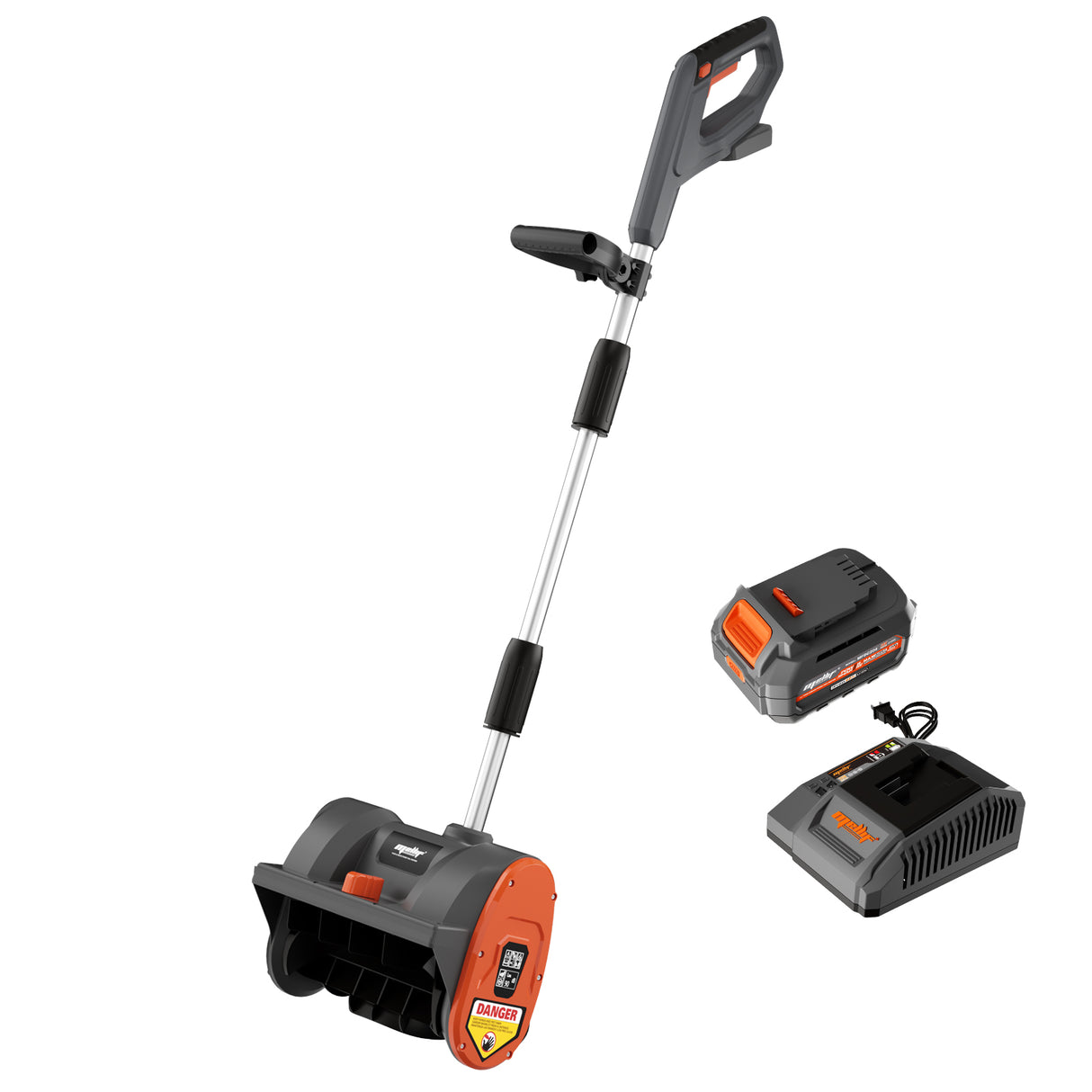 Mellif 18V Cordless Snow Blower 12in 30cm, Compatibility for DEWALT