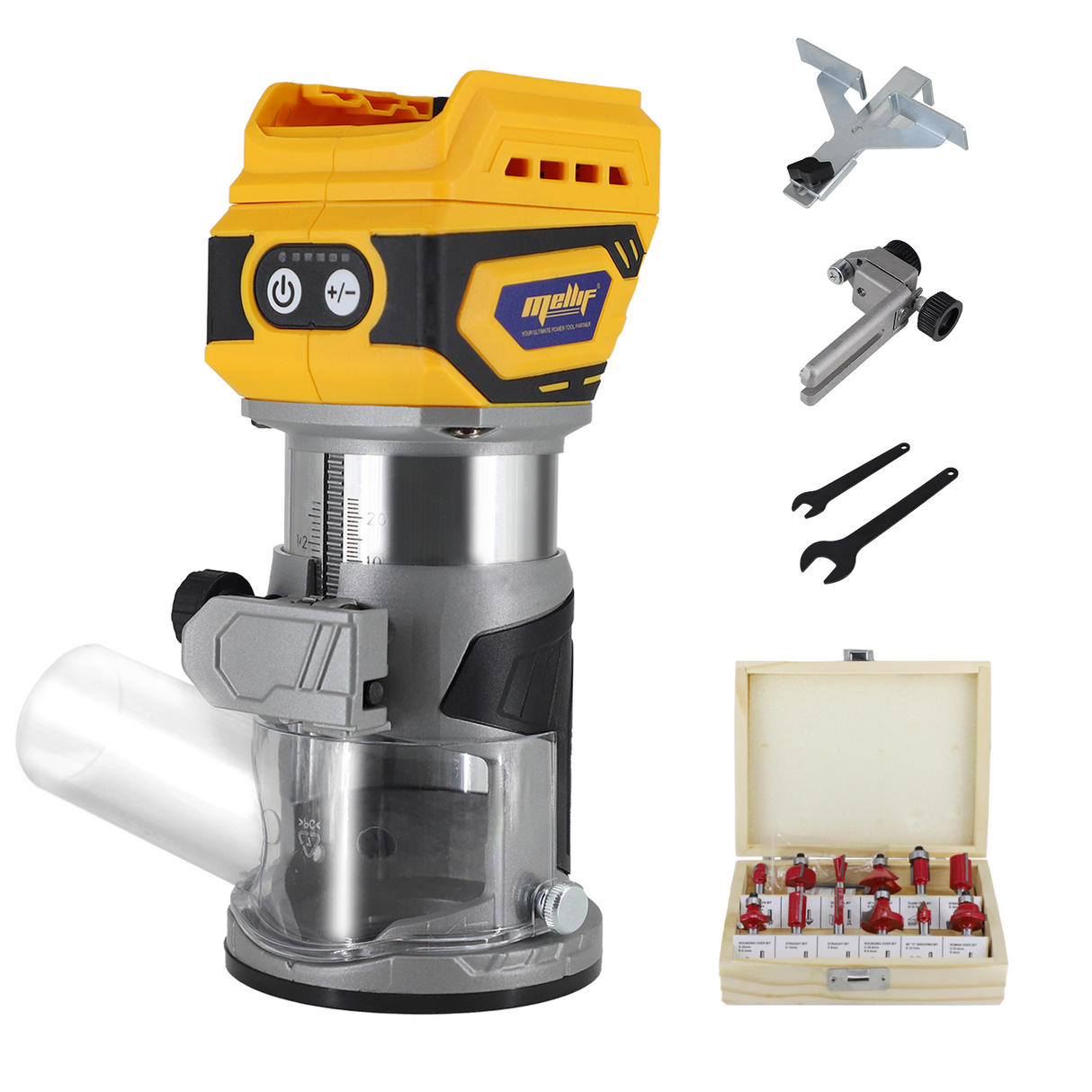 Mellif Ultra-portables Akku-Router-Kit(Nur das Werkzeug, kein Akku)