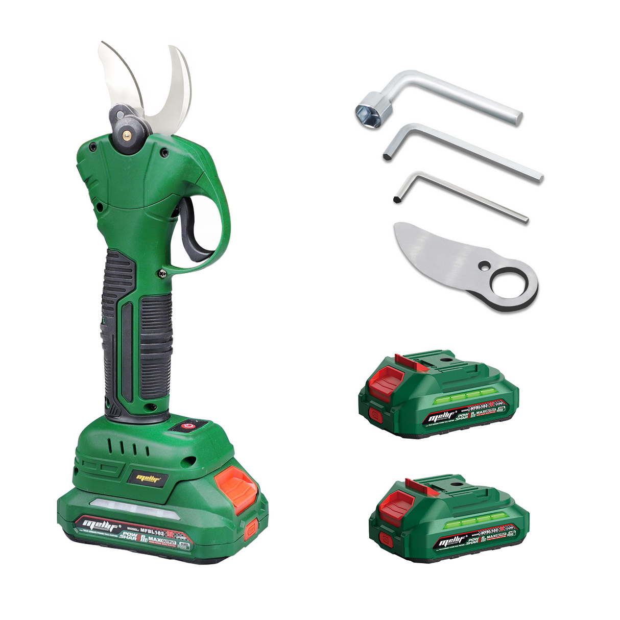 Mellif Akku-Gartenschere inkl. Akku & Ladegerät