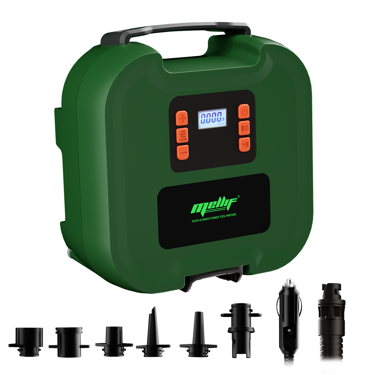 Mellif SUP Pumpe für Makita Akku 18V, 20PSI Hochdruck Elektrische Luftpumpe mit 12V DC Auto-Anschluss