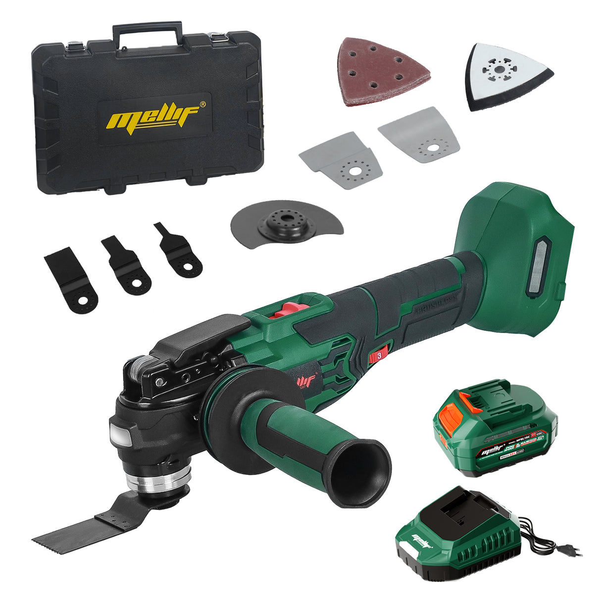 Mellif Akku Multitool, Multifunktionswerkzeug Kompatibel Mit Makita 18V