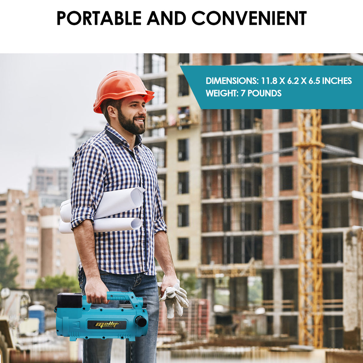 Mellif Akku Wasserpumpe für Makita Akku 18V