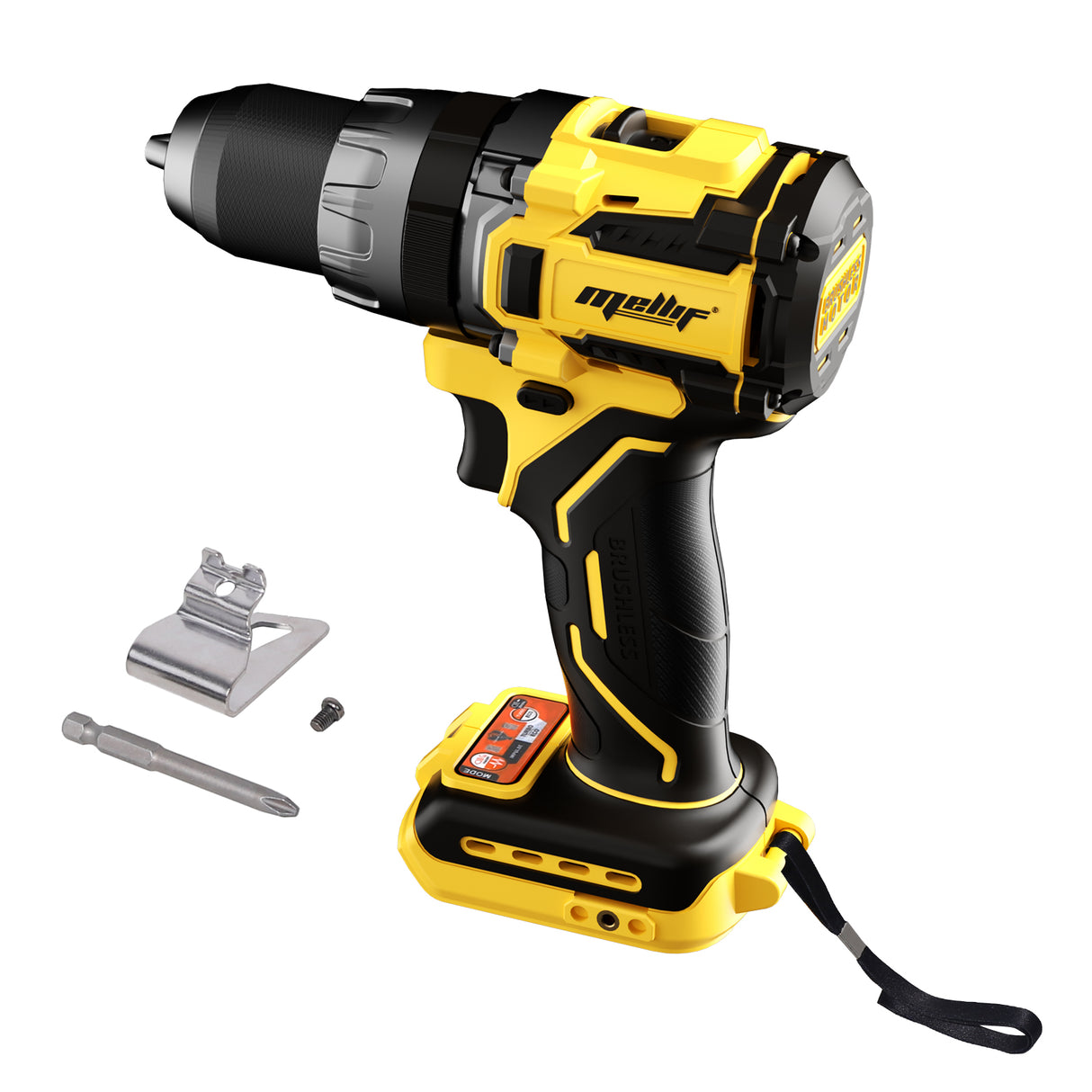 Mellif Akku Schlagbohrschrauber für Dewalt 18V, 85NM