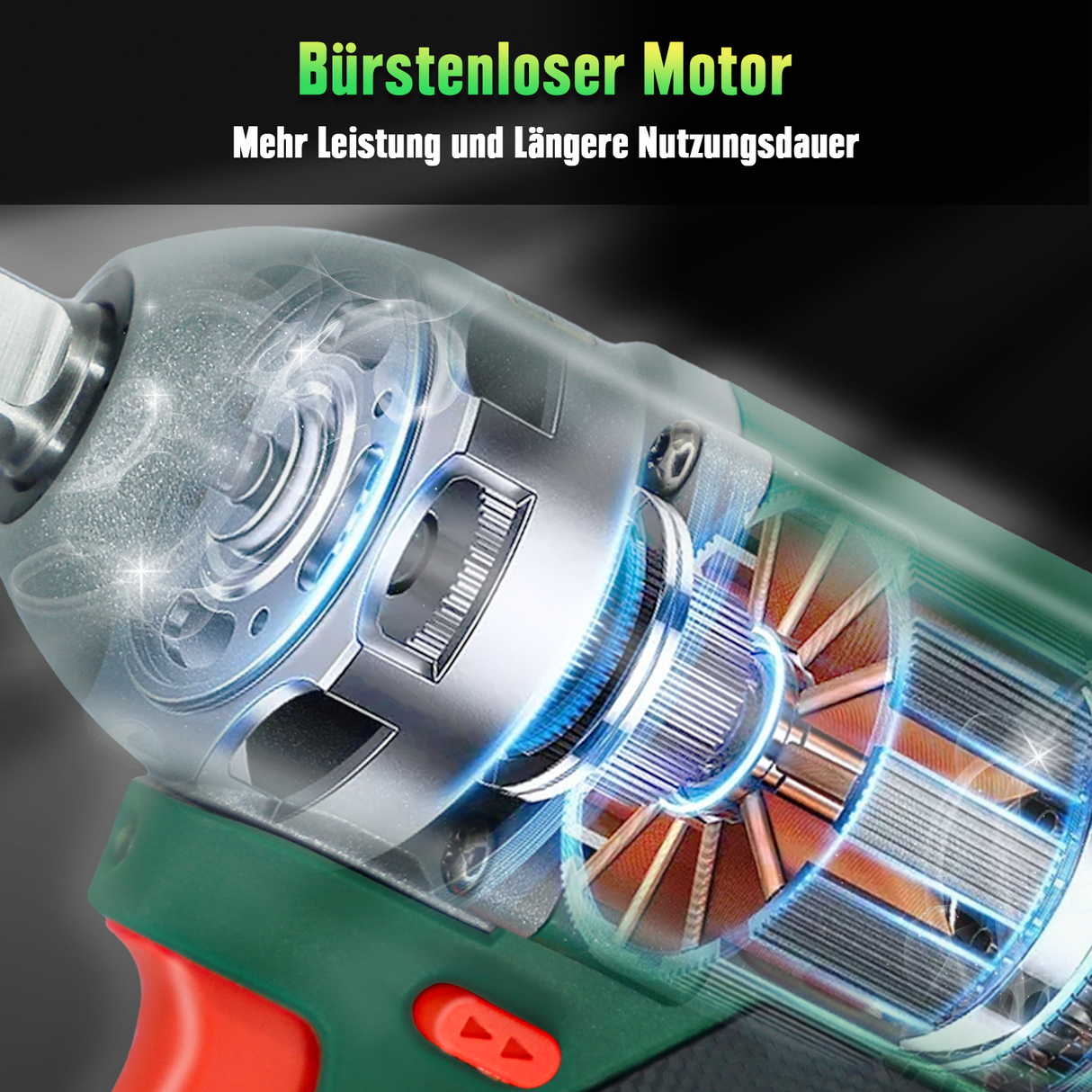 Mellif Akku Schlagschrauber für Makita Akku 18V