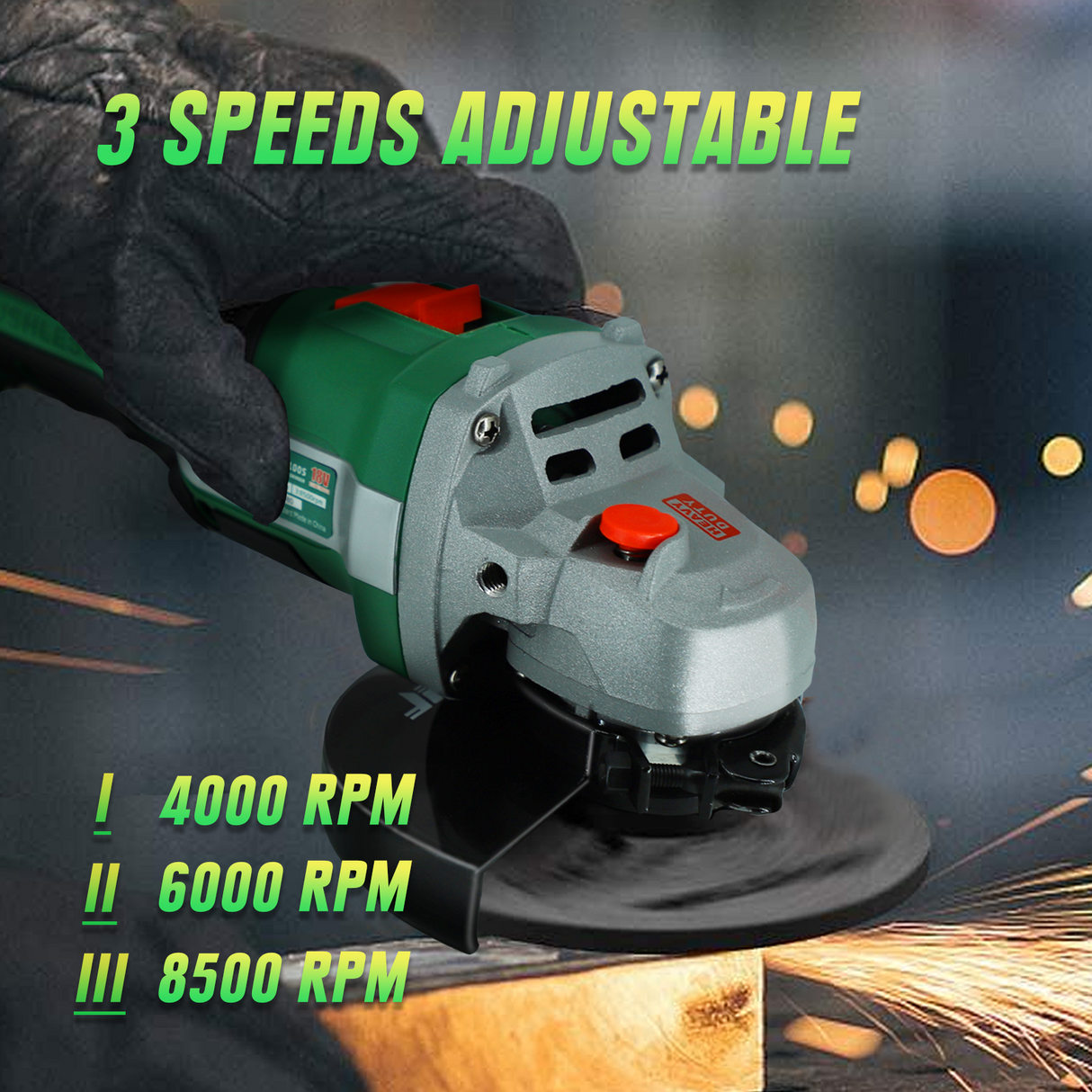 Mellif Akku Winkelschleifer für Makita Akku 18V