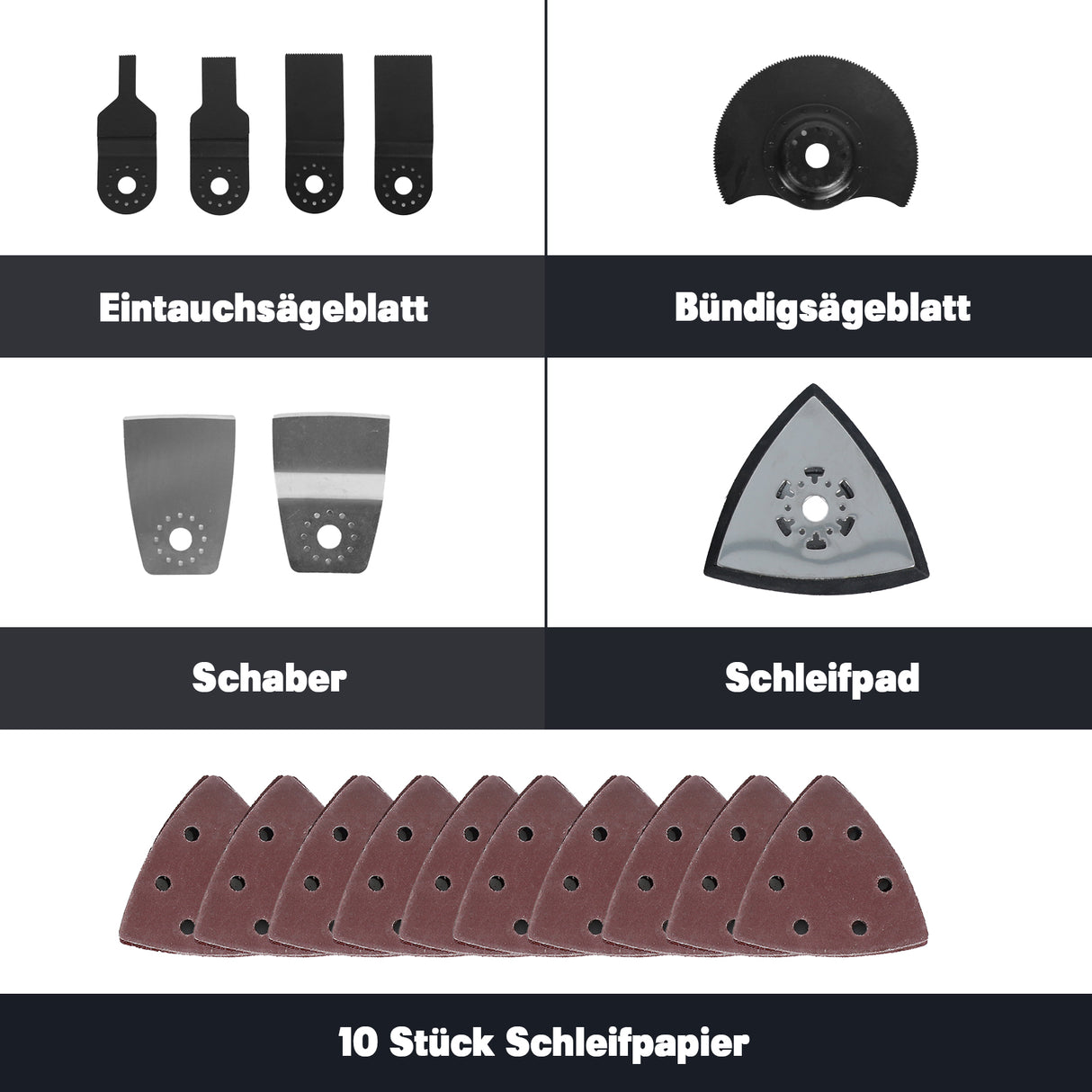 Mellif 18 Volt oszillierendes Akku-Multi-Tool, kompatibel mit DEWALT AKKU