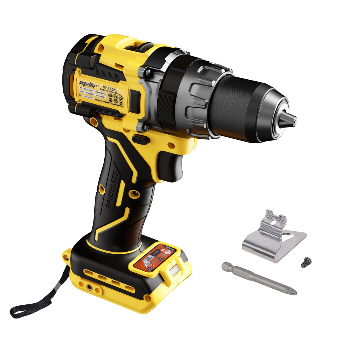 Mellif Akku Schlagbohrschrauber für Dewalt 18V, 85NM