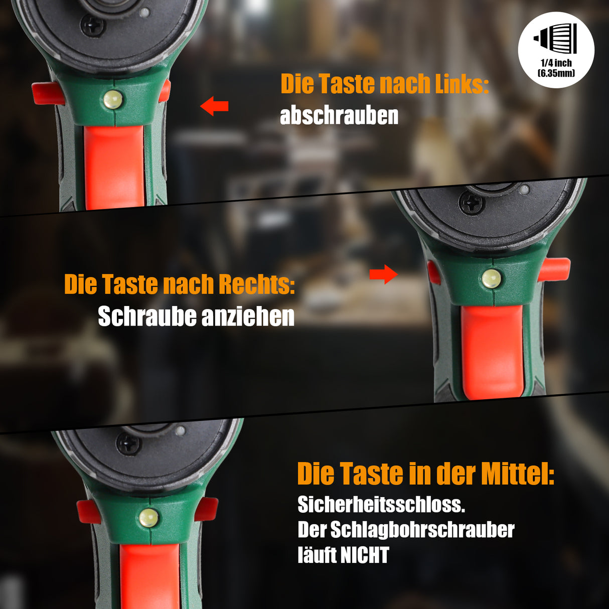 Mellif Akkuschrauber für Makita Akku 18V