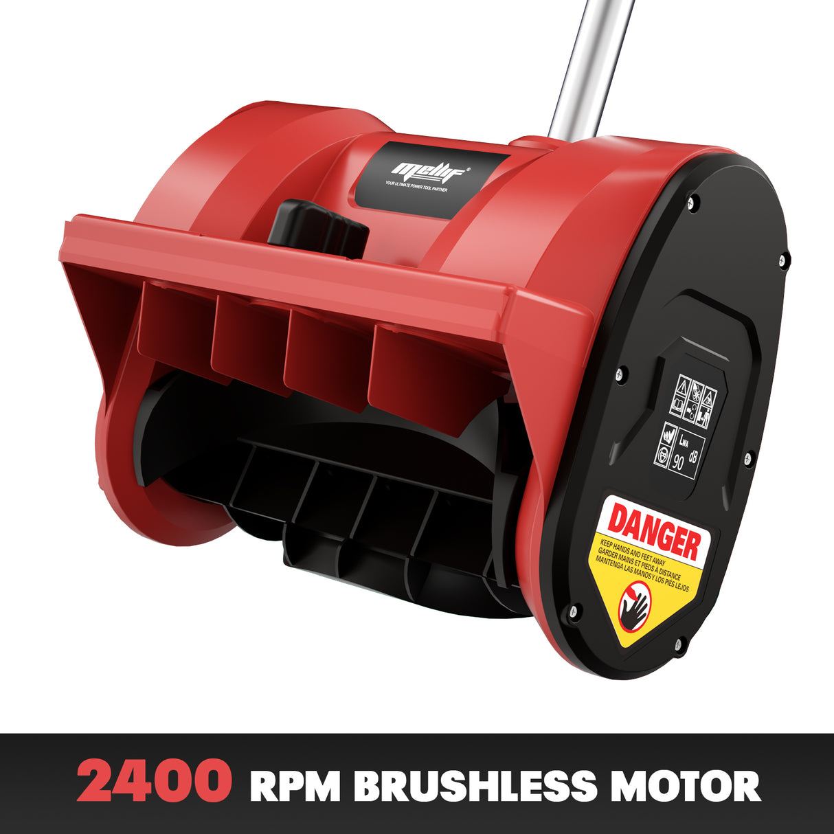 Mellif 18V kabellos Akku-Schneefräse Kompatibilität mit Milwaukee M18