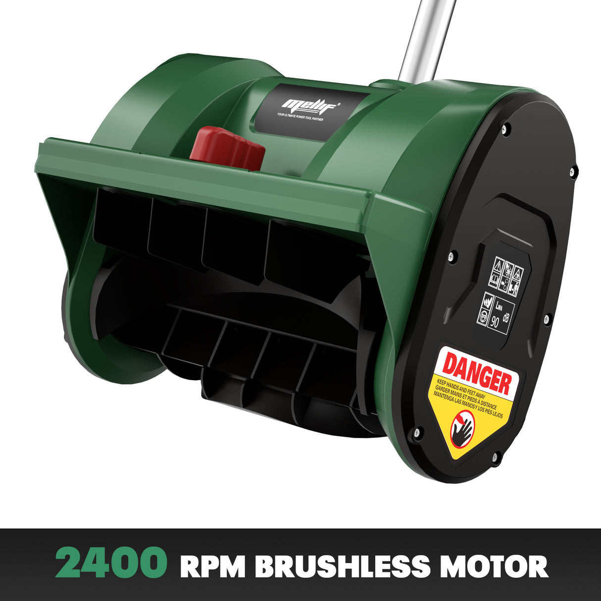 Mellif 18V kabellos Akku-Schneefräse