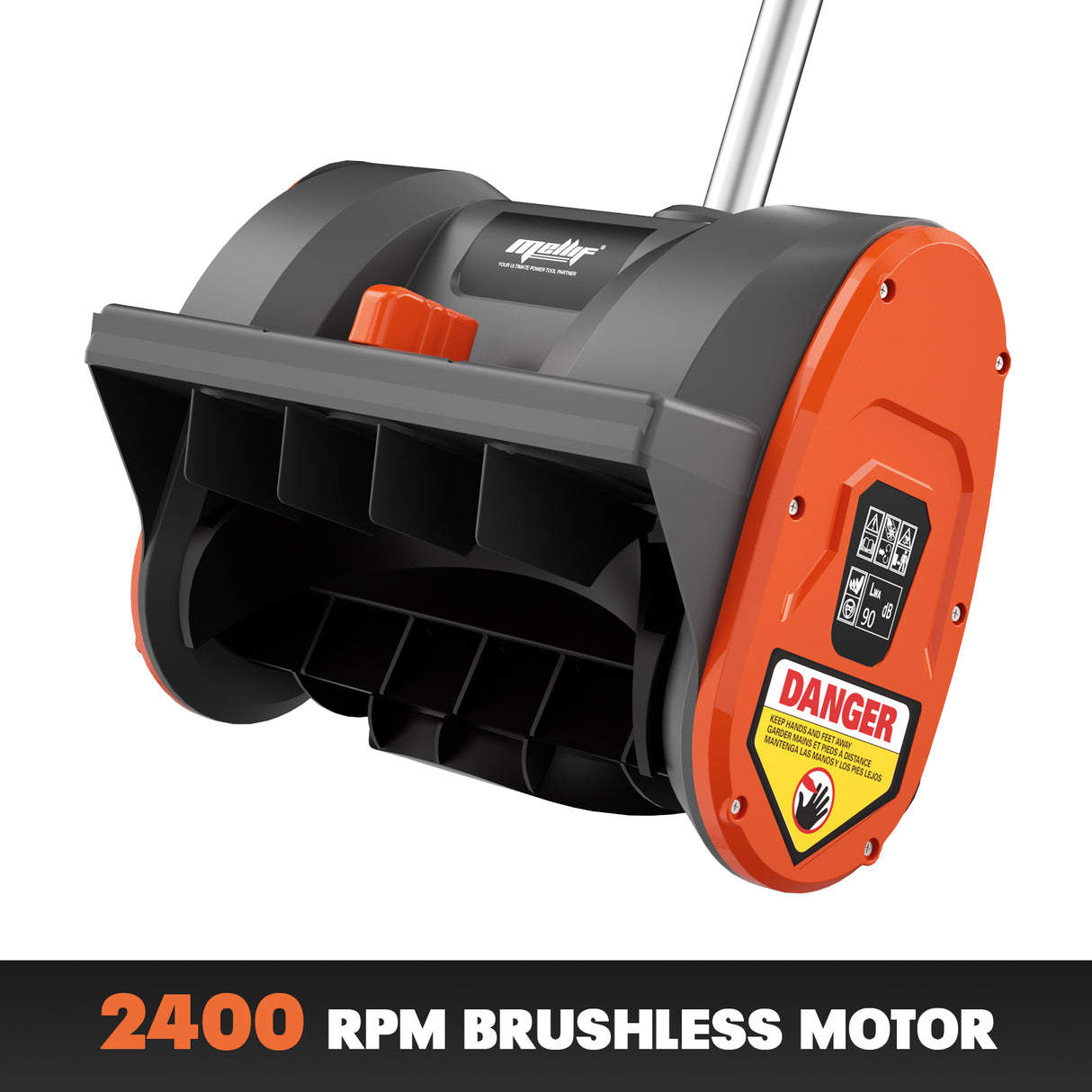 Mellif 18V Cordless Snow Blower 12in 30cm, Compatibility for DEWALT