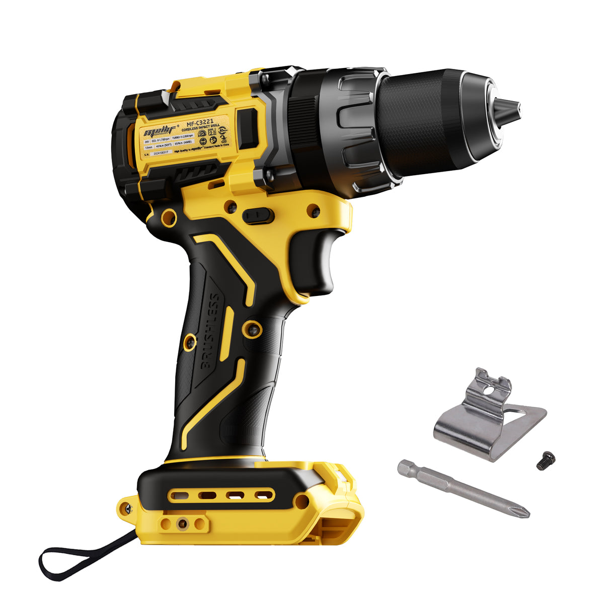 Mellif Akku Schlagbohrschrauber für Dewalt 18V, 85NM