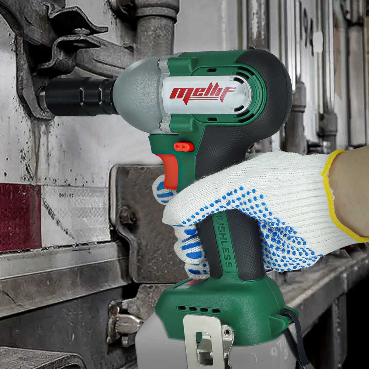 Mellif Akku Schlagschrauber für Makita Akku 18V