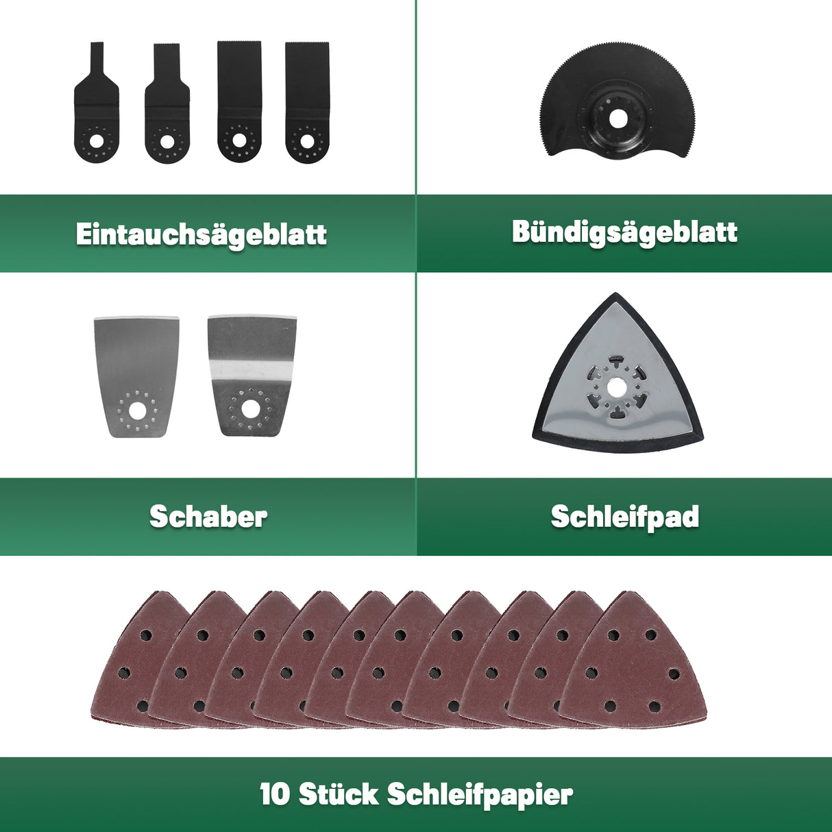Mellif Akku Multitool, Multifunktionswerkzeug Kompatibel Mit Makita 18V
