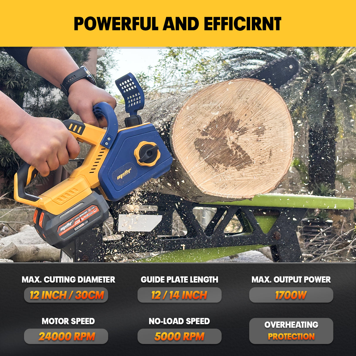 Mellif 14 inch chainsaw for Dewalt 20V