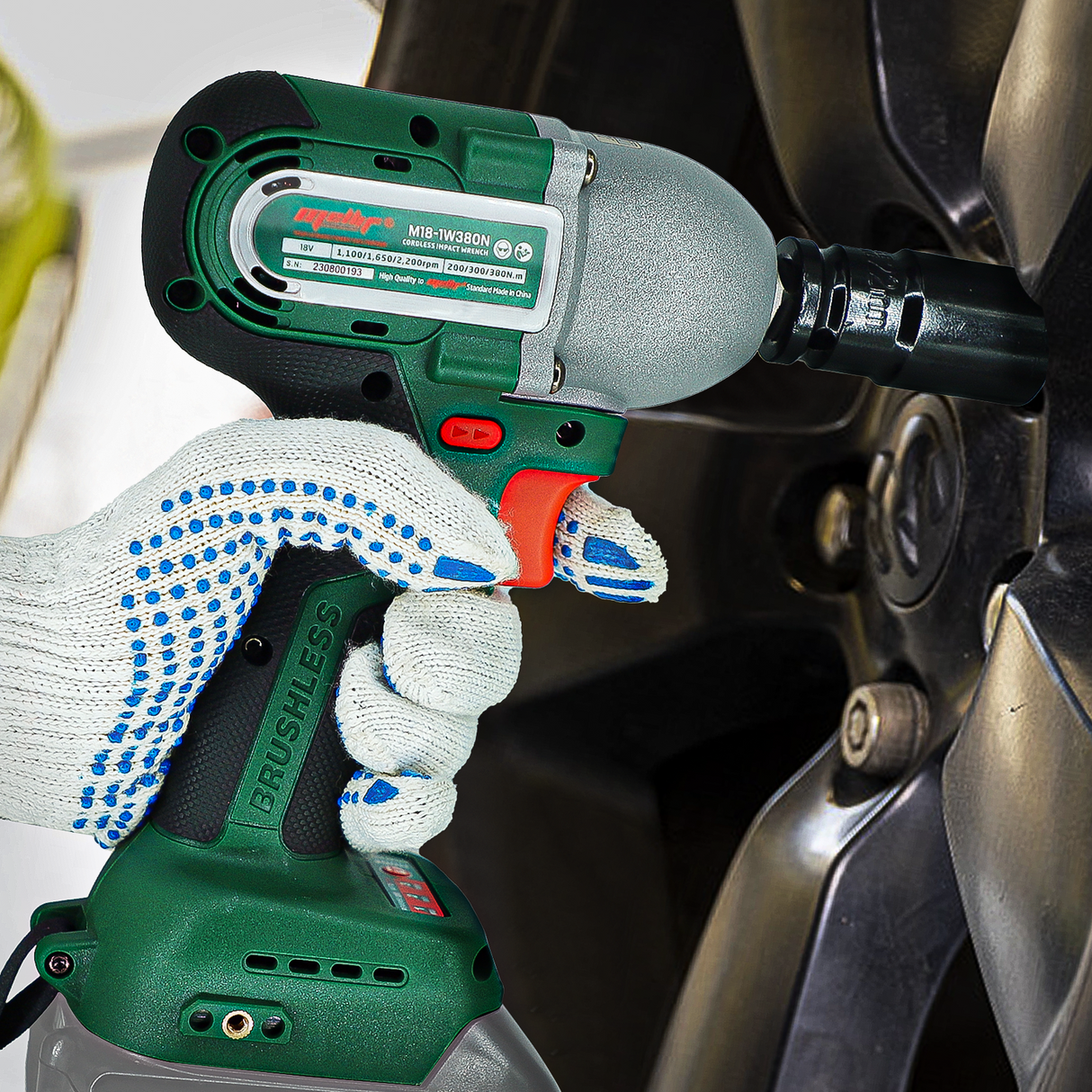 Mellif Akku Schlagschrauber für Makita Akku 18V