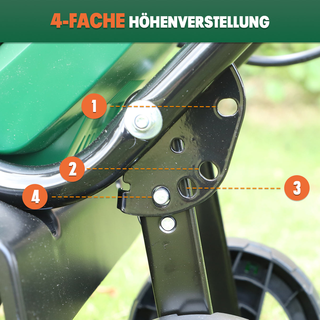 Mellif Akku Gartfenfräse für Makita (Groß, NEU, Ohne Akku)