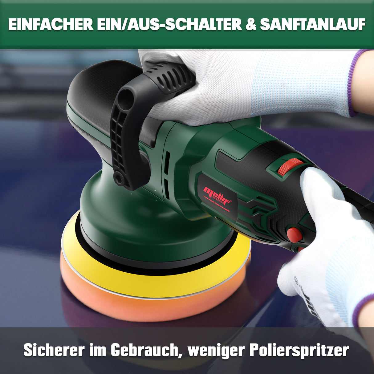 Mellif Akku Poliermaschine für Makita Akku 18V