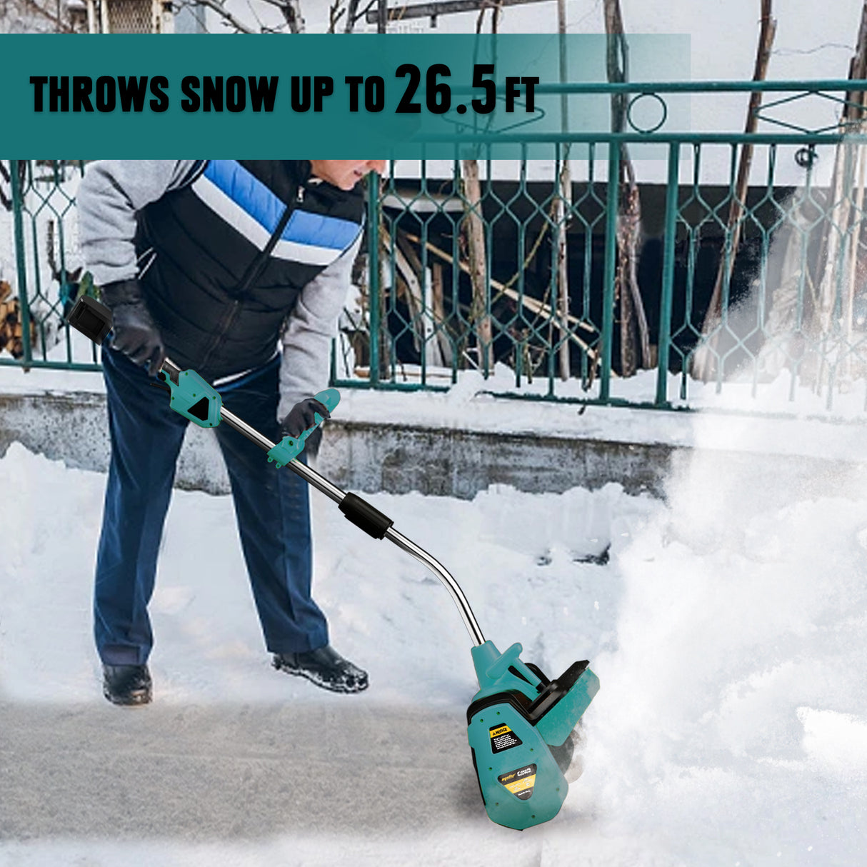 Mellif Akku Schneefräse 18V *2 36V