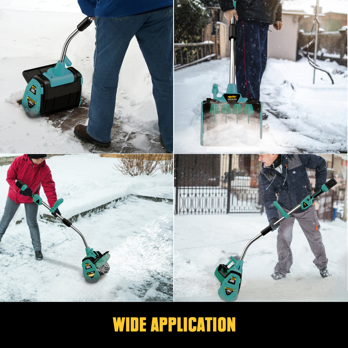 Mellif Akku Schneefräse 18V *2 36V