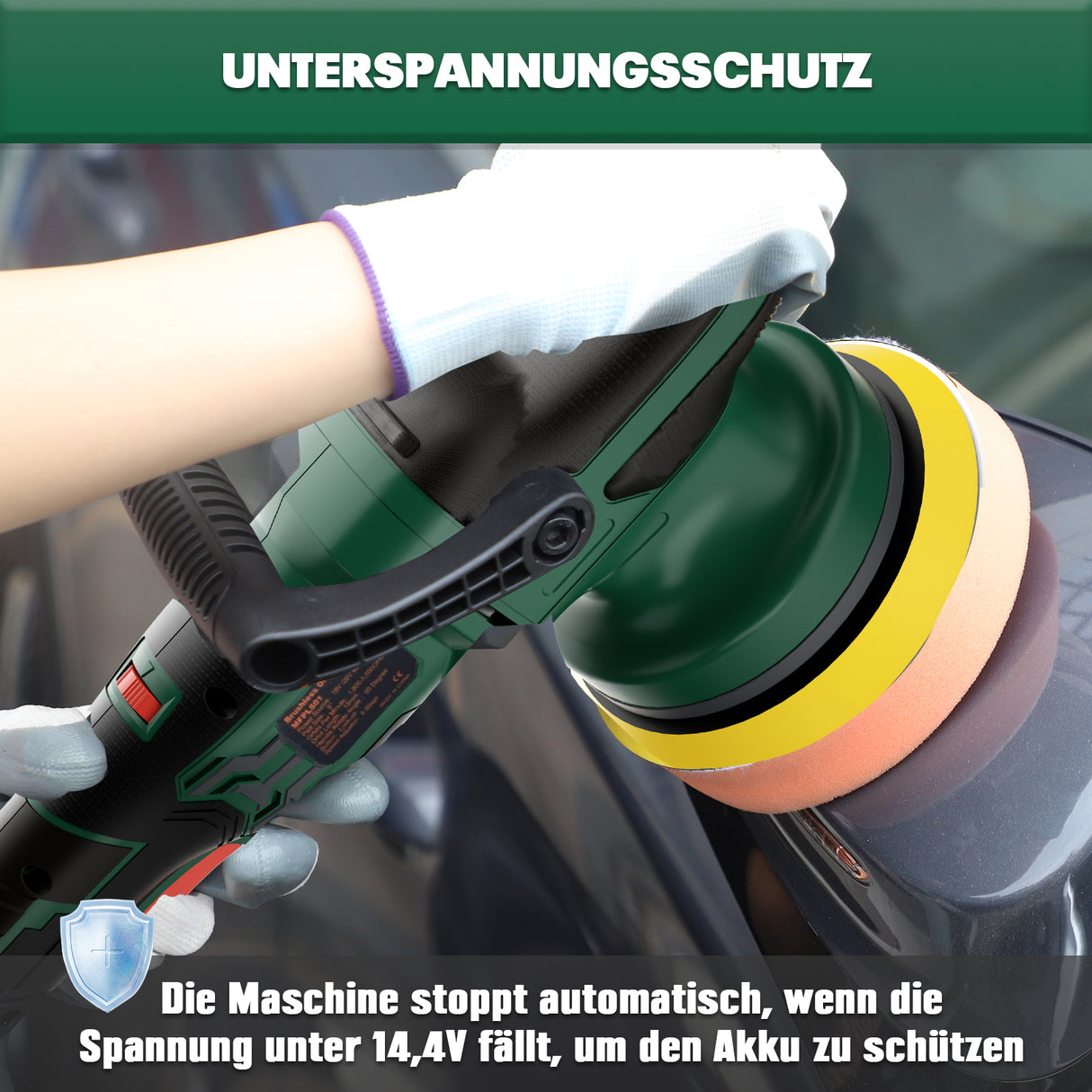 Mellif Akku Poliermaschine für Makita Akku 18V