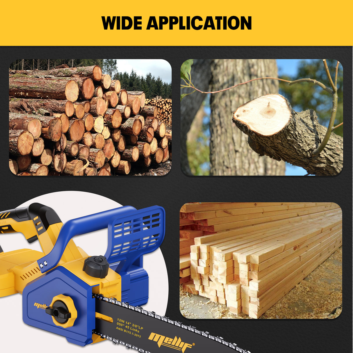 Mellif 14 inch chainsaw for Dewalt 20V