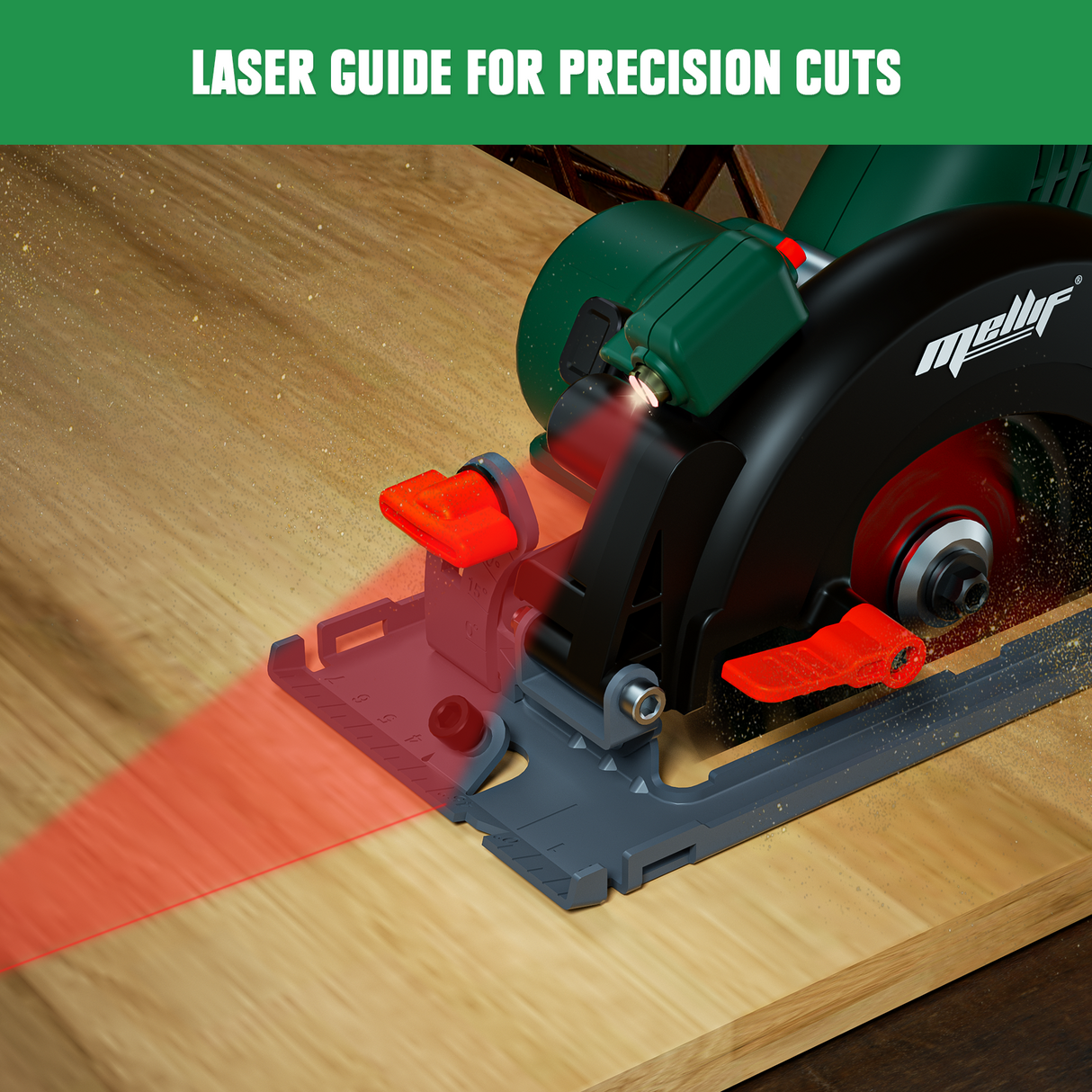 Mellif Akku Handkreissäge für Makita Akku 18V