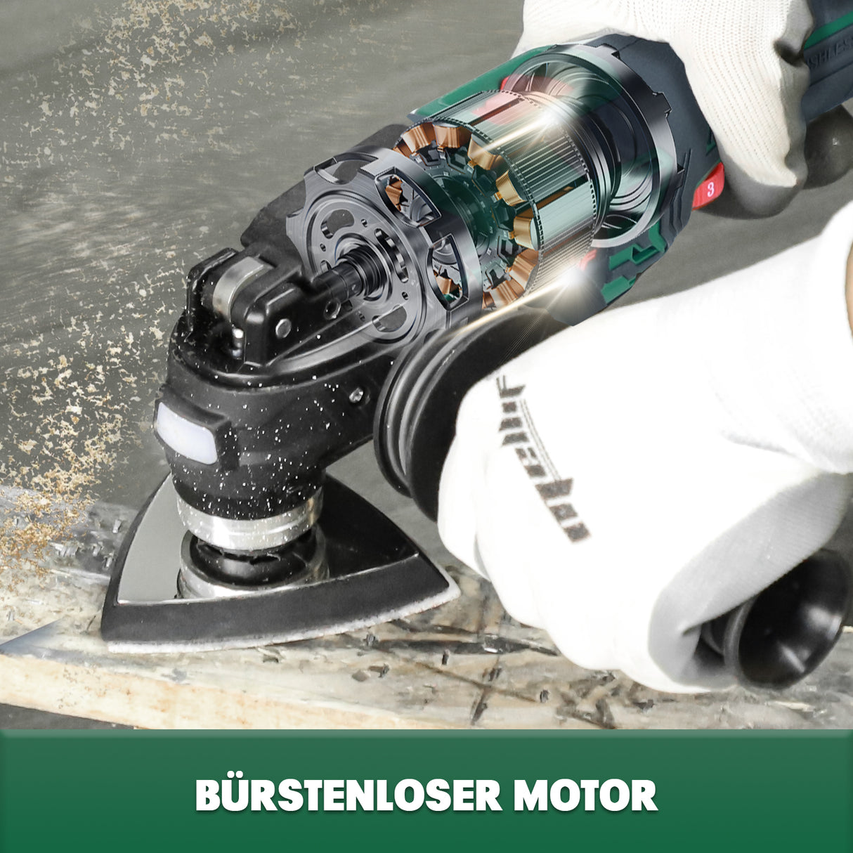 Mellif Akku Multitool, Multifunktionswerkzeug Kompatibel Mit Makita 18V