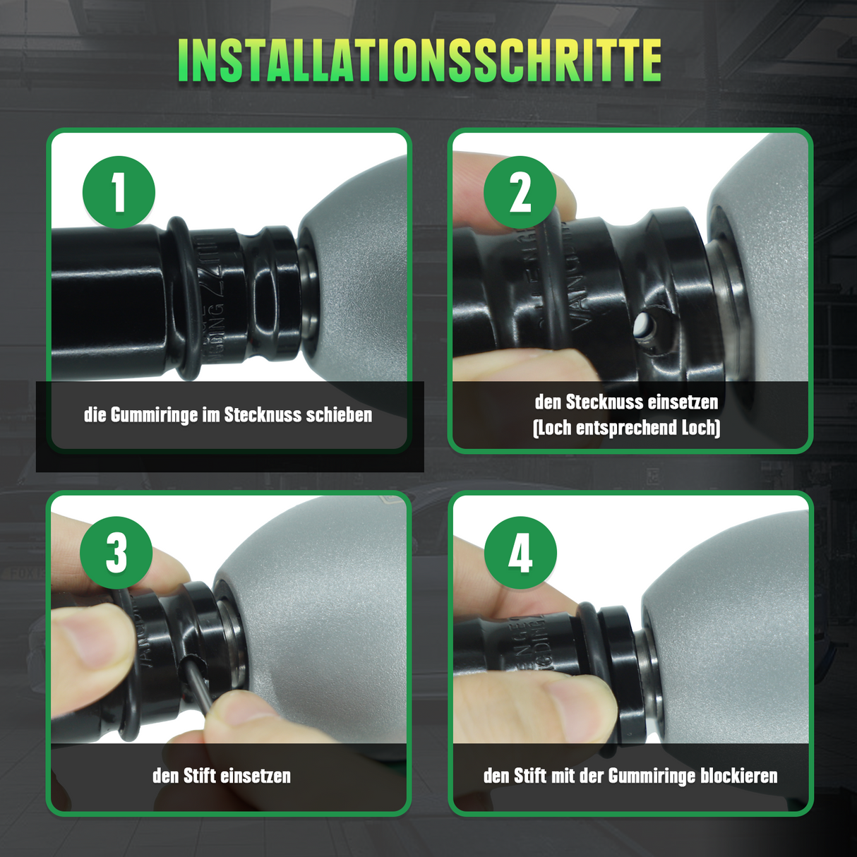 Mellif Akku Schlagschrauber für Makita Akku 18V