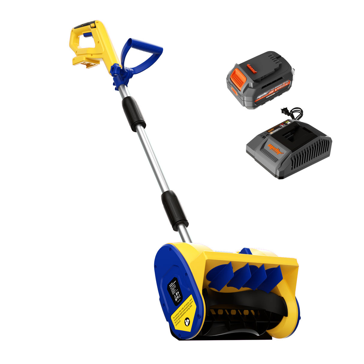 Mellif 18V Cordless Snow Blower 12in 30cm, Compatibility for DEWALT