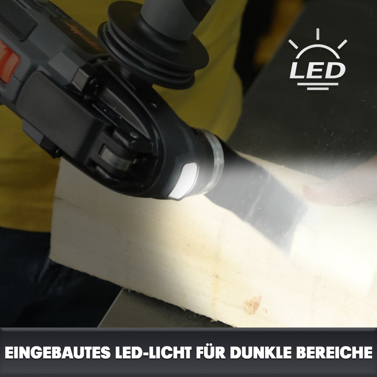 Mellif 18 Volt oszillierendes Akku-Multi-Tool, kompatibel mit DEWALT AKKU