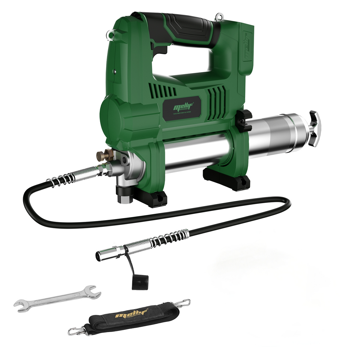 Mellif Akku-Fettpresse 18V mit Akku & Ladegerät