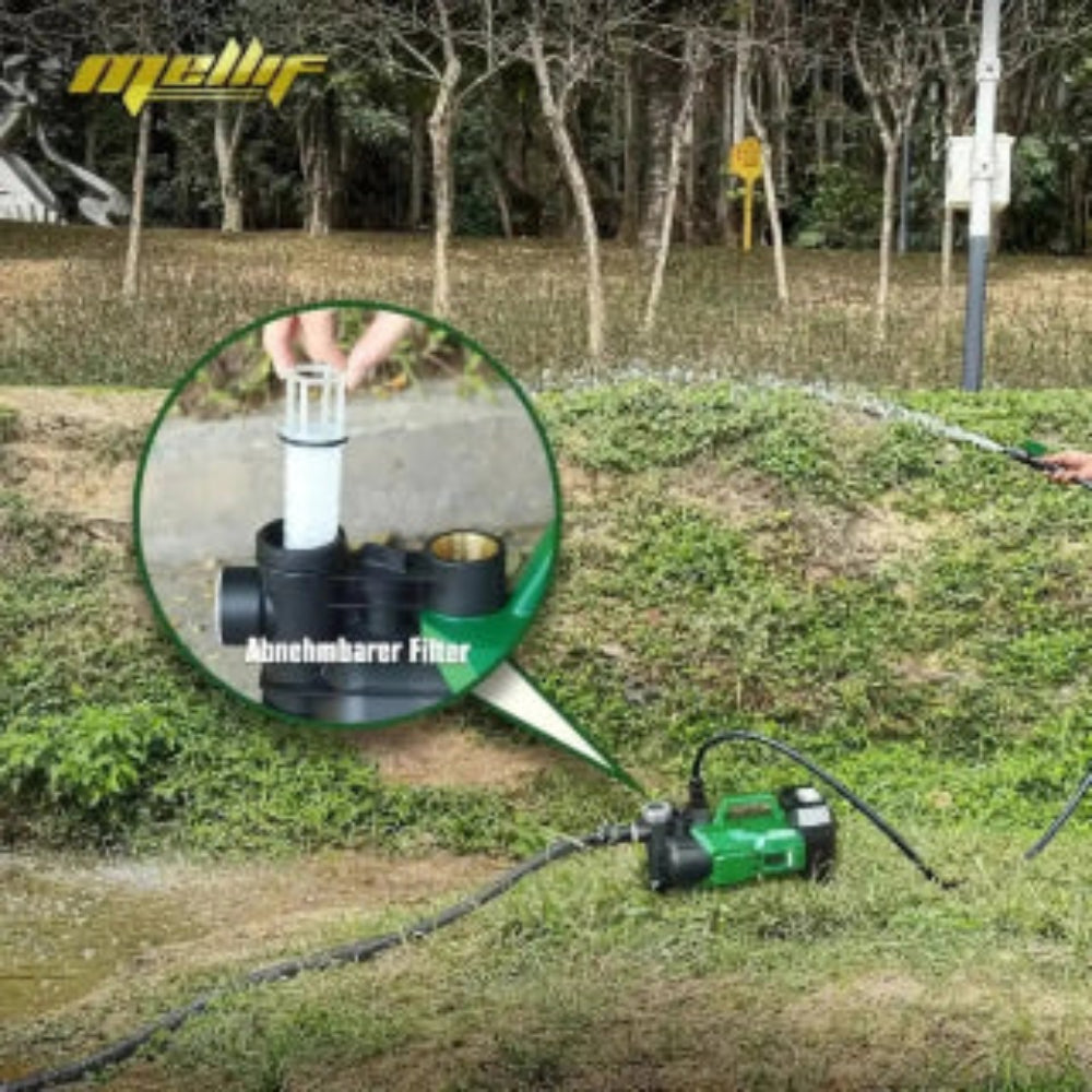 Mellif NEU Akku Wasserpumpe für Makita Akku 18V, Grun