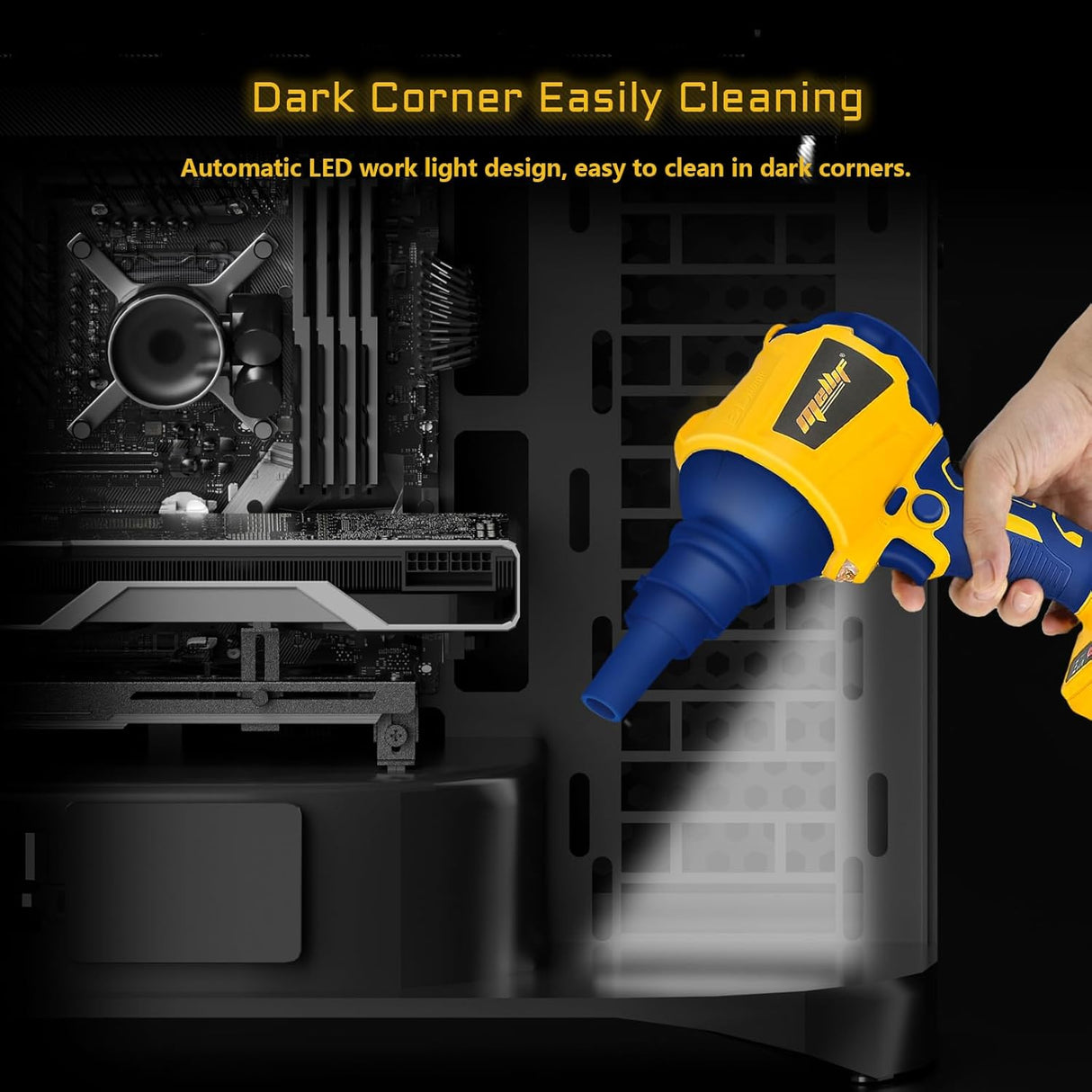 Akku-Gebläse 18V Laubbläser mit bürstenlos Motor