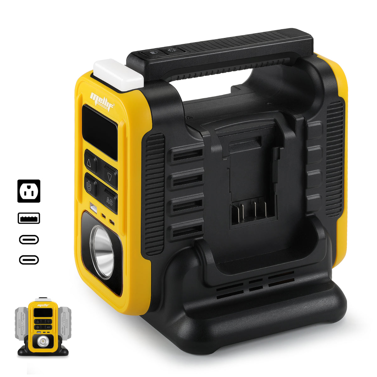 Mellif 350 W tragbarer Outdoor-Wechselrichter, reine Sinuswelle