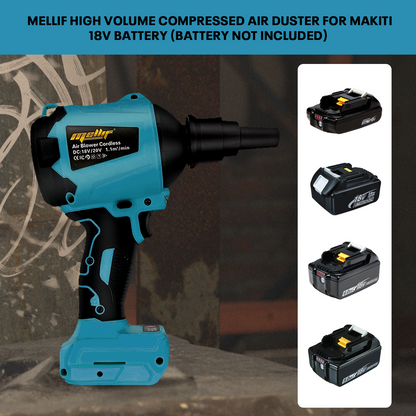 Mellif Akku-Gebläse für Makita Akku 18V