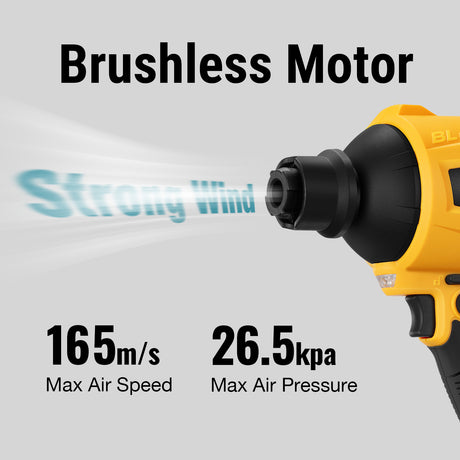 Cordless blower 18V leaf blower with brushless motor