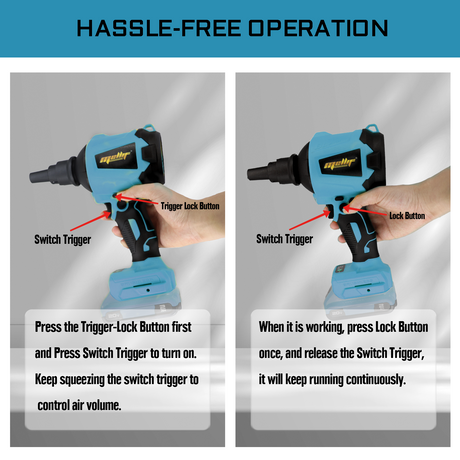 Mellif Cordless Blower for Makita Battery 18V 