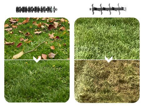 Mellif 36V Cordless Scarifier-Aerator 18v*2, Green (Without Battery) 