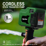 Mellif Akku Regenfasspumpe für Makita Akku 18V, grün