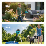 Mellif Akku Regenfasspumpe für Makita Akku 18V, Blau