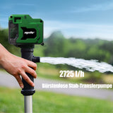 Mellif Akku Regenfasspumpe für Makita Akku 18V, grün