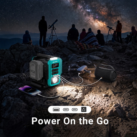 Mellif 350 W tragbarer Outdoor-Wechselrichter, reine Sinuswelle