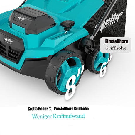 Mellif 36V Cordless Scarifier-Aerator 18v*2, Green (Without Battery) 
