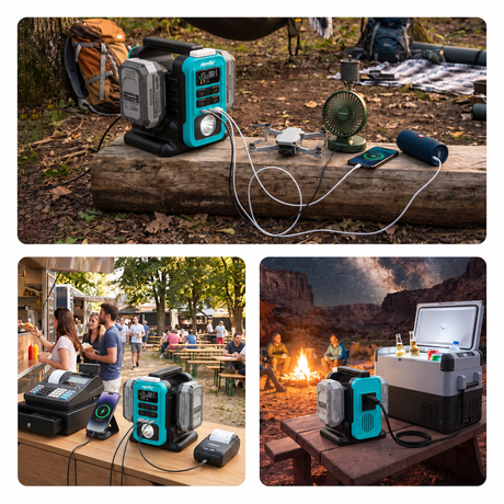 Mellif 350 W tragbarer Outdoor-Wechselrichter, reine Sinuswelle